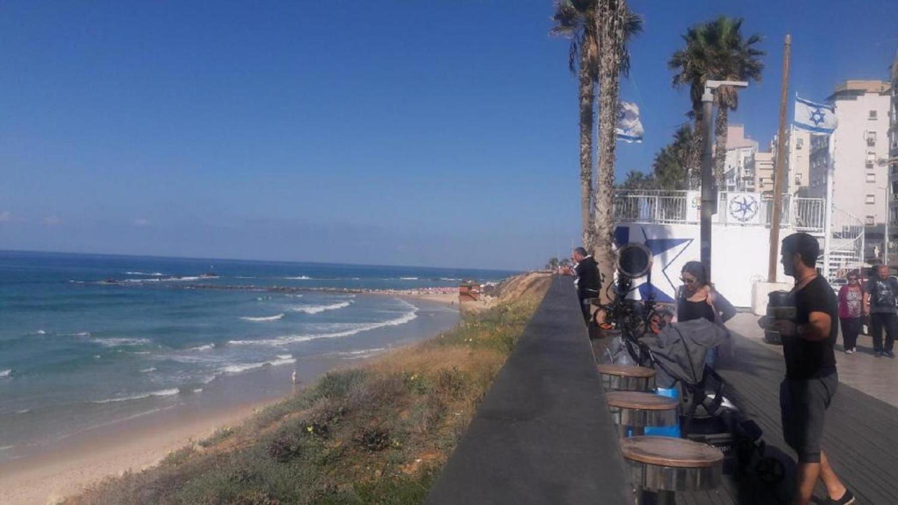 بات يام Motel Hofim المظهر الخارجي الصورة
